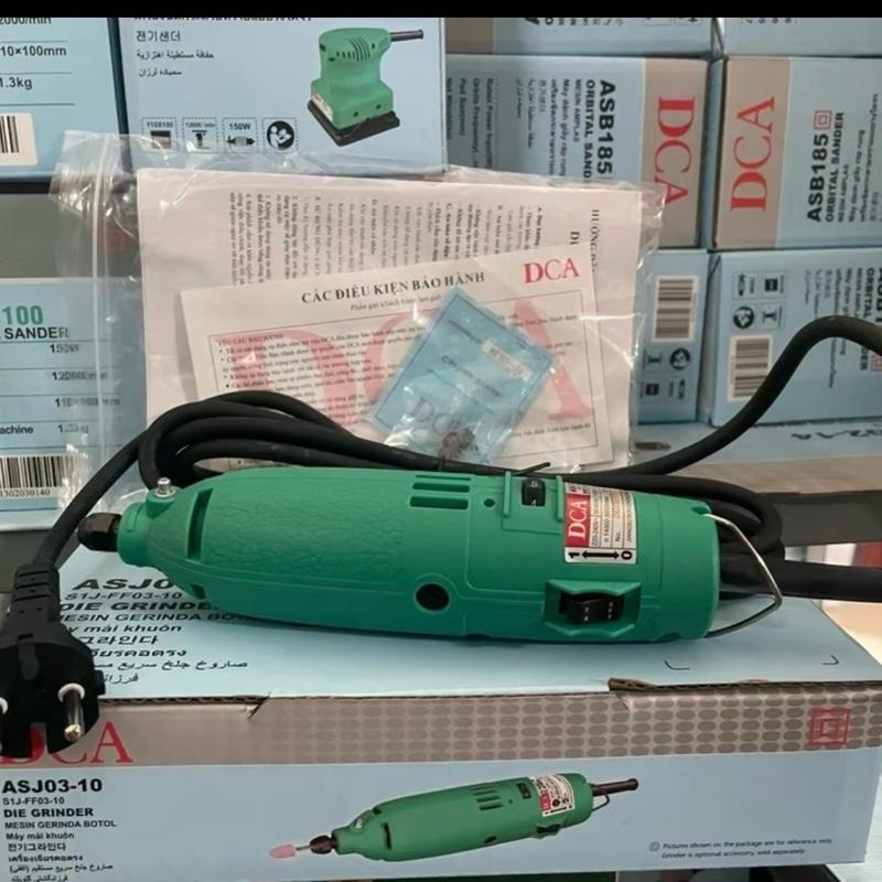 Máy mài khuôn 105W DCA AsJ03-10 có chiết áp điều tốc 0