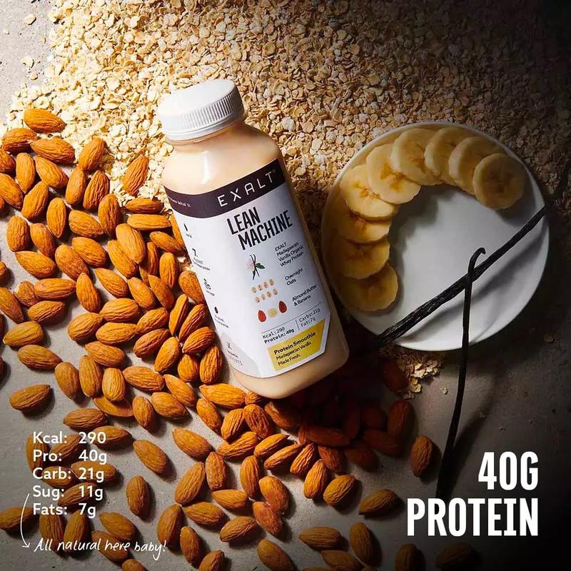Product Introduction of Lean Machine - Fresh & Natural Protein Smoothie with 40g Madagascan Vanilla Whey Protein - Beverage - 330ml 8