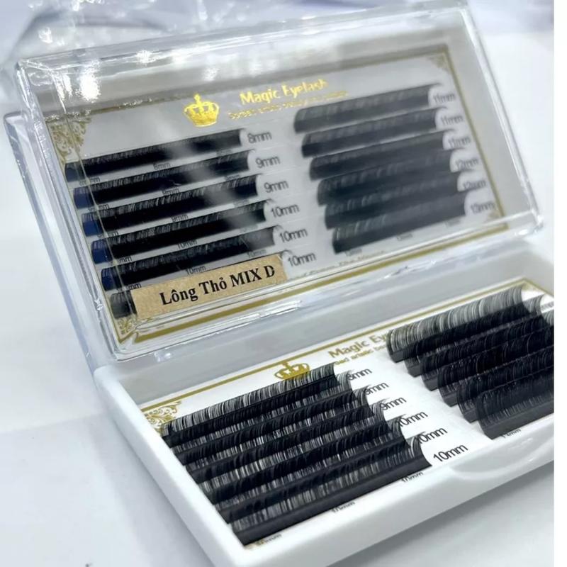 Product Introduction of Mi khay lông thỏ 0.03 mix 8-13mm siêu mềm mại, dễ bắt keo Nữ WomenTrang Điểm Mỹ Phẩm Cosmetic 16