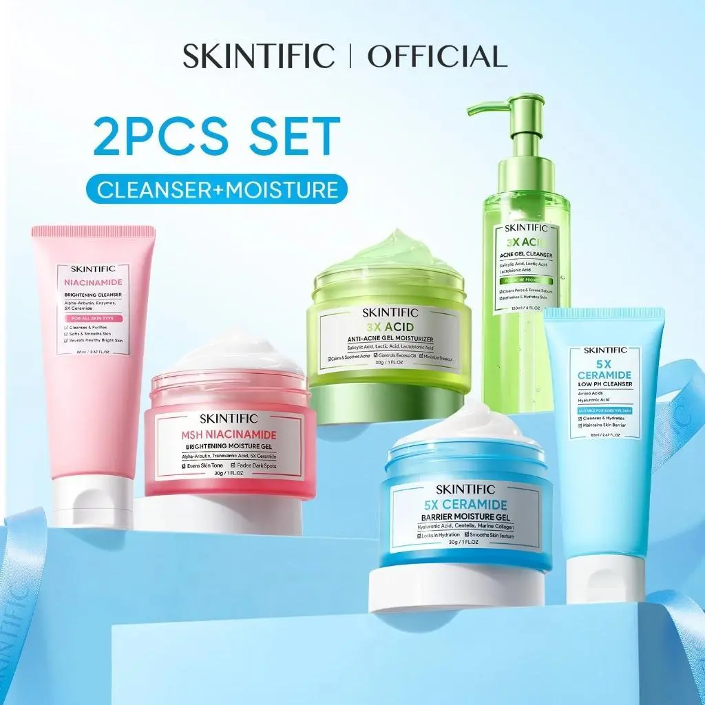SKINTIFIC Moisturizer Ceramide Skintific Moisturiser Niacinamide Brightening Gel Dark Spot Retinol Night Cream【New product】