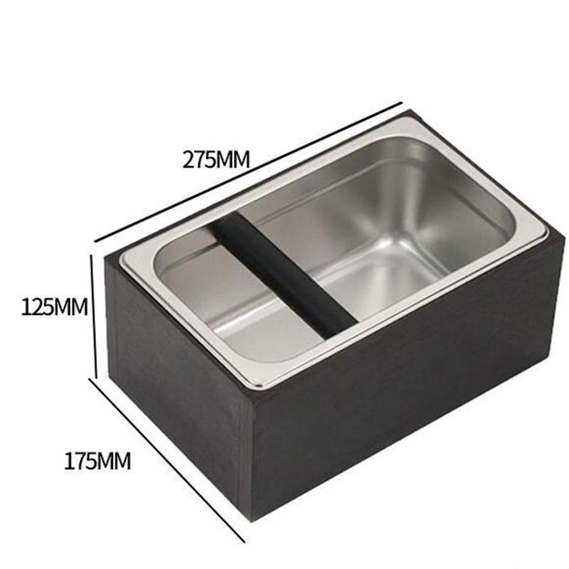 Product Introduction of Home Coffee Grounds Container Large Capacity Espresso Knock Box for Cafe 0