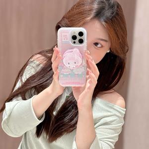 เคสโทรศัพท์, การออกแบบ Melody สตรอเบอร์รี่, เข้ากันได้กับ iPhone 16 Pro Max และ iPhone 13, การ์ตูนน่ารักและ Girly, สไตล์ดาราอินเทอร์เน็ต, 2025 สุดฮอต, ใหม่สำหรับ iPhone 14 Pro Max, ป้องกันเต็มรูปแบบ, ฝาครอบป้องกัน