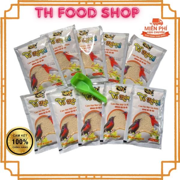 Combo 10 Gói Cám Hút Mật Gia Kiệm Hạt Cao Cấp Cho Chim Hút Mật (1kg)