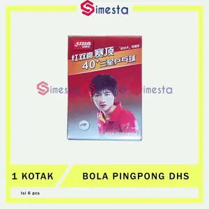 Bola ping pong tenis meja DHS isi 6