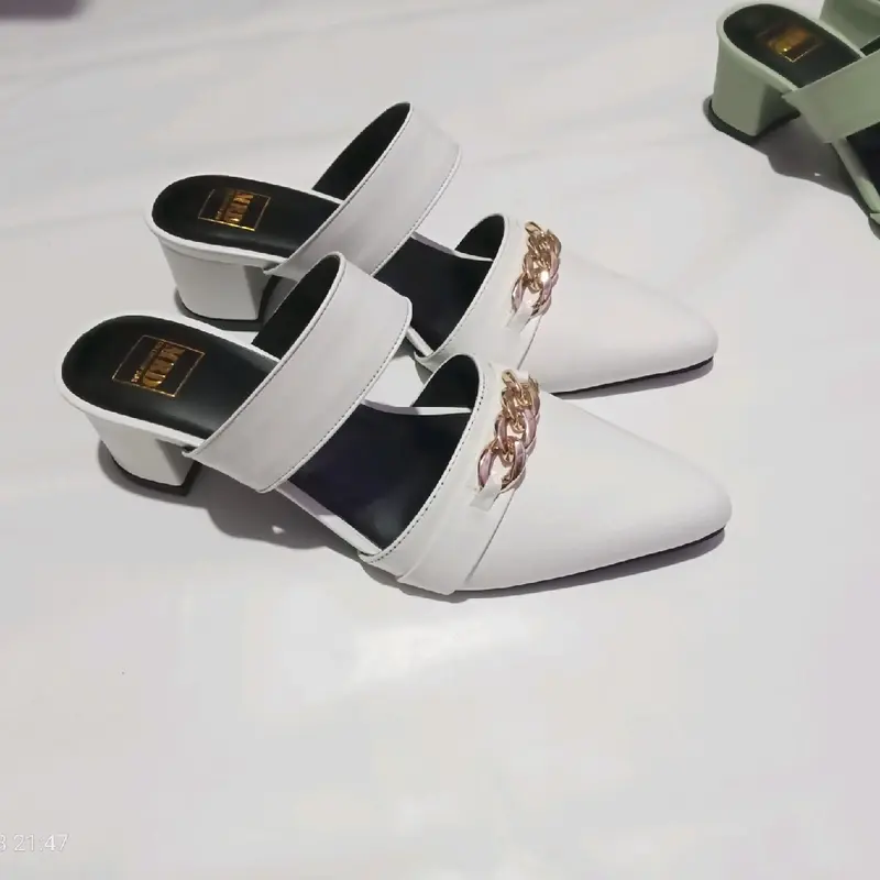 Sandal Heels Wanita 5cm Size 37 Sampai 44 Karet Shoes Selop Sendal 4