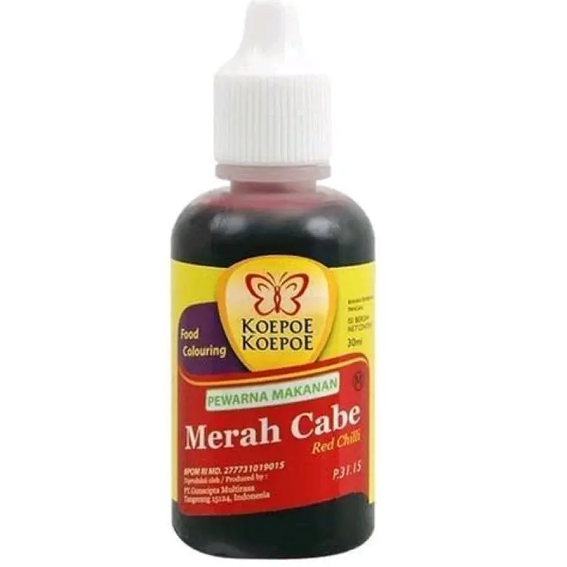 Koepoe Koepoe PEWARNA Makanan 30ml LENGKAP!! 3