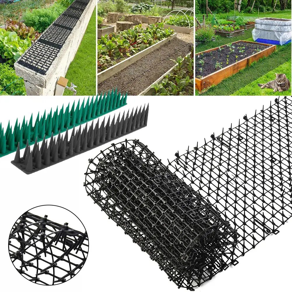 [Allieuka]Paku Plastik Anti Kucing/Paku Penolak Kucing/Pasak Pengusir Burung Bahan Plastik Untuk Outdoor Matras Paku Anti Kucing