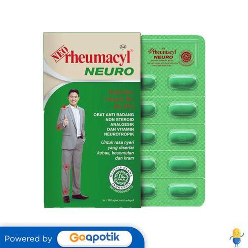 Gambar NEO RHEUMACYL NEURO STRIP 10 KAPLET dari Apotek Zada Farma by GoApotik Kota Bandung Tokopedia