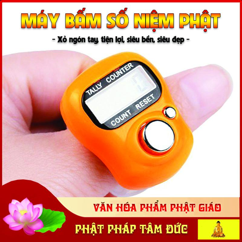  Máy Bấm Số Niệm Phật Xỏ Ngón Tay Máy Đếm Số Máy Đếm Số Niệm Phật Tràng Hạt Điện Tử Niệm Phật Kí Số Mẫu Mới - Đa Sắc Màu Phụ Kiện Sport 
