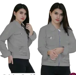 JAKET#POLAN#ZIPPER#MODEL#TERBARU#KOREAAN#STYLE Jaket Lembut