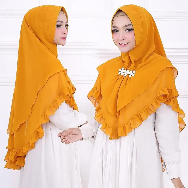 KHIMAR JASMINE REMPEL VANILLA HIJAB GROSIR TERMURAH 4