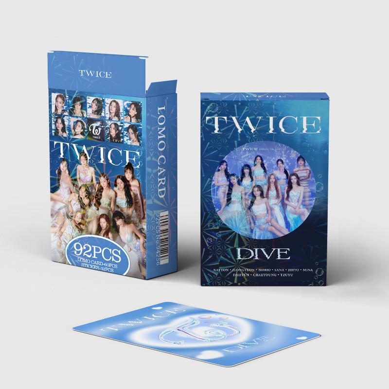 Thẻ ảnh TWICE, Bộ sưu tập thẻ LOMO DIVE KPOP, 92 chiếc / hộp, KPOP 2