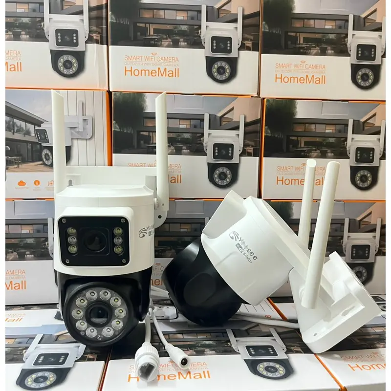 Camera Yoosee wifi 2 mắt ngoài trời FHD 1080 xoay 360 độ hình ảnh sắt nét - xem đêm có màu - đàm thoại 2 chiều - chống nước chống thấm -BẢO HÀNH 12 THÁNG ezviz  komex bn 287 camera  4 cam  em  bé  truyền  hình