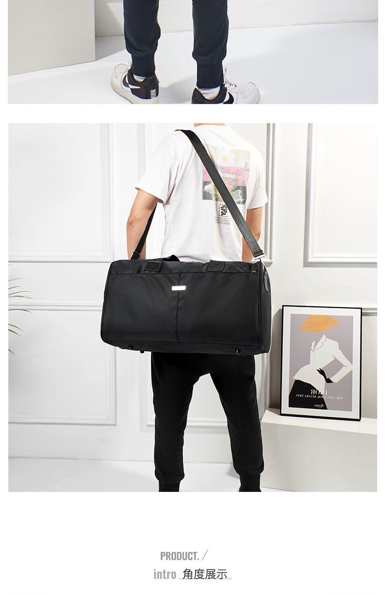 Product Introduction of Large Capacity Men's Business Travel Bag Travel Bag Business Trip Portable Travel Luggage Bag Folding Travel Bag Fitness 14