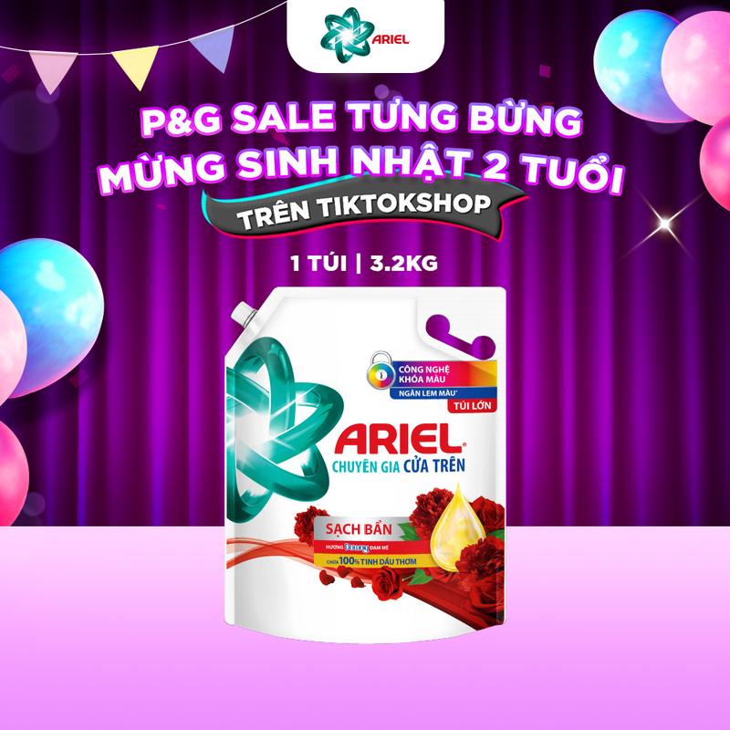 Nước giặt Ariel cửa trước 3,05kg Sen nhài và Oải Hương/ 3.2kg Nắng Sớm