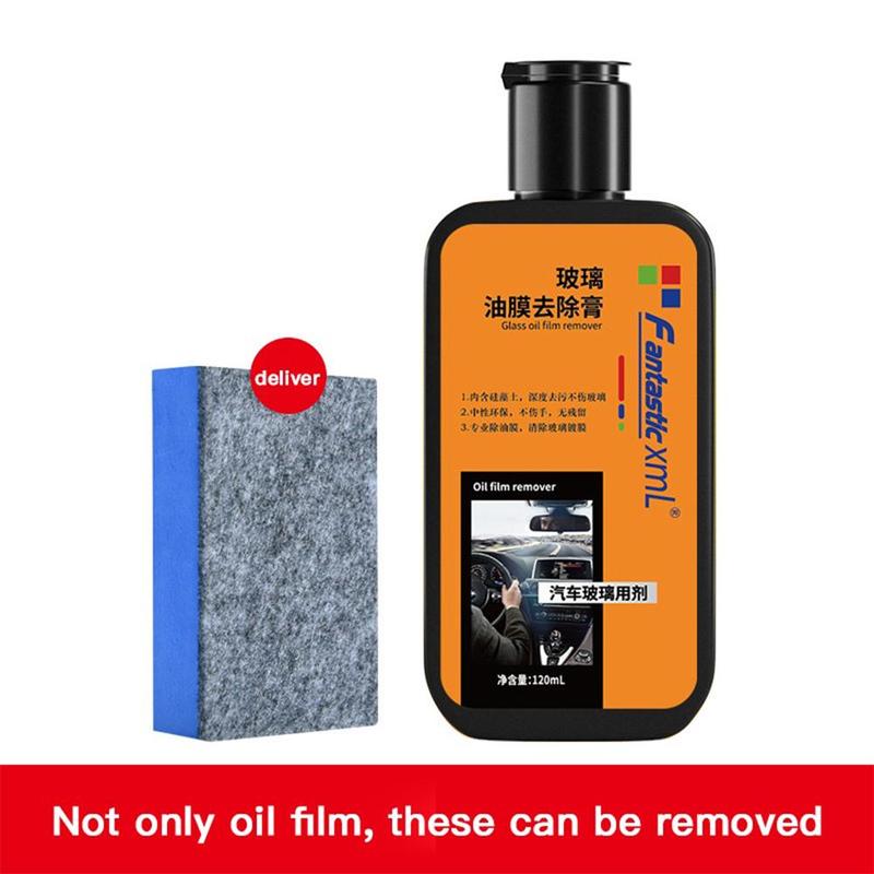 Product Introduction of Car Front Windshield Oil Film Cleaning Paste Strong Auto Glass Water Cleaning Agent Car Glass Cleaner Oil Film Remover 30