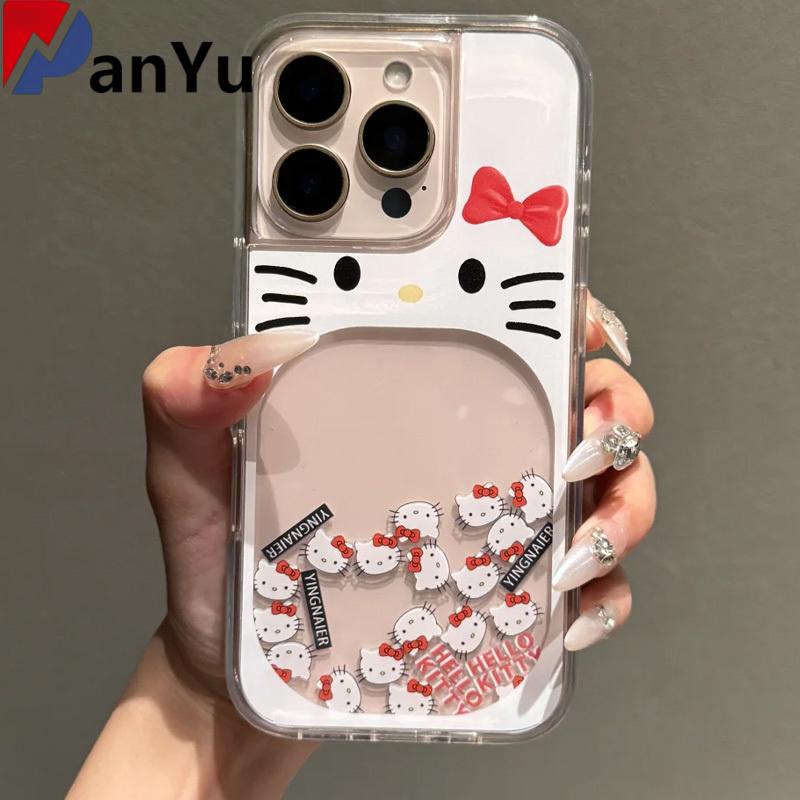 Product Introduction of Ốp Điện Thoại Cát chảy, Thiết Kế Miệng Lớn Di Động, Hello kitty iphone 15 / 16, Thích Hợp Cho Apple 14pro Và 13, Nữ, Bộ 12, [Yêu Cầu Panyu] 3
