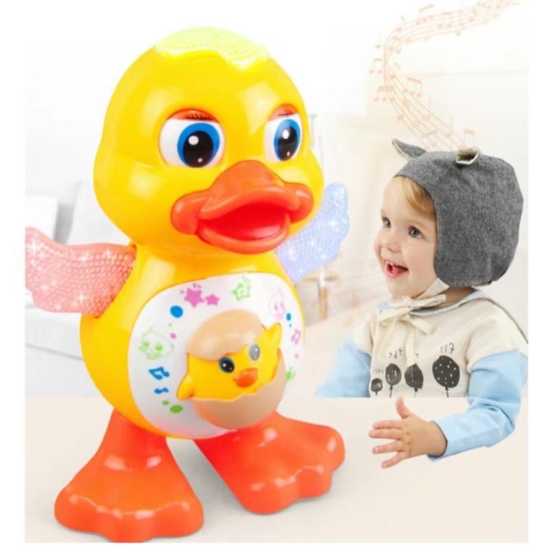 Đồ Chơi Chú Vịt Nhảy Múa Phát Nhạc Có Đèn, Vịt Nhảy Theo Nhạc Cho Bé