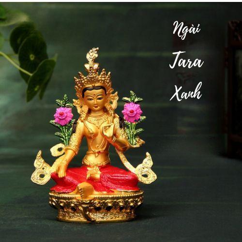 Tượng Kết Hợp Vẽ Tay Tây Tạng Các Ngài Thích Ca,Dược Sư,Tát Đoả,Liên Hoa,TaRa,Tứ Thủ. Decor Decor Phòng 4