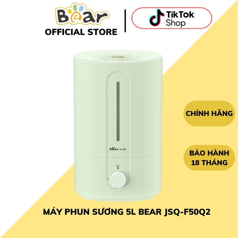 Máy Phun Sương 5L Bear JSQ-F50Q2, Công Suất 25W, 2 Đầu Phun Tiện Lợi, Sử Dụng Cho Phòng Khoảng 30m2, Chống Khô Da/Khô Môi/Rát Cổ, Tạo Độ Ẩm Mạnh, Ion Ag Kháng Khuẩn, Bảo Hành 18 Tháng Tạo Độ Ẩm