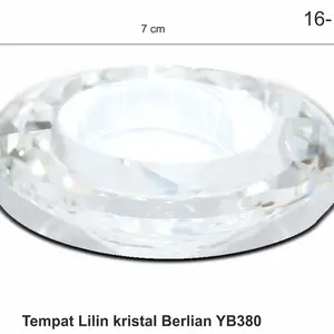 TEMPAT lilin kristal bulat