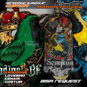 Kerodong LoveBird Cenari Prenium High Quality A3