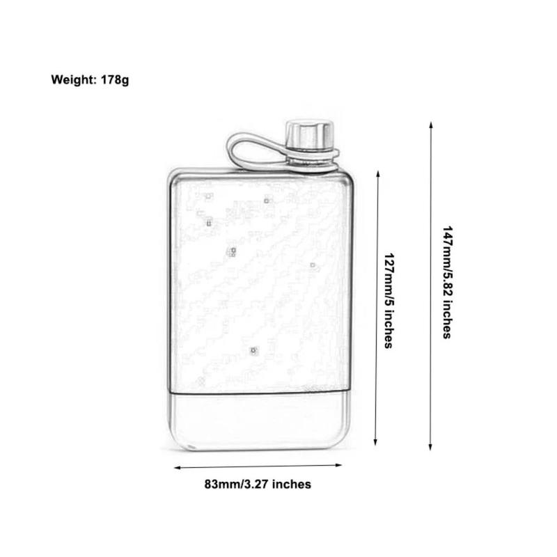 Product Introduction of High Quality Stainless Steel Hip Flask 9oz Portable Liquor Flask Paint Spraying Leakproof Wine Cup Unisex 20