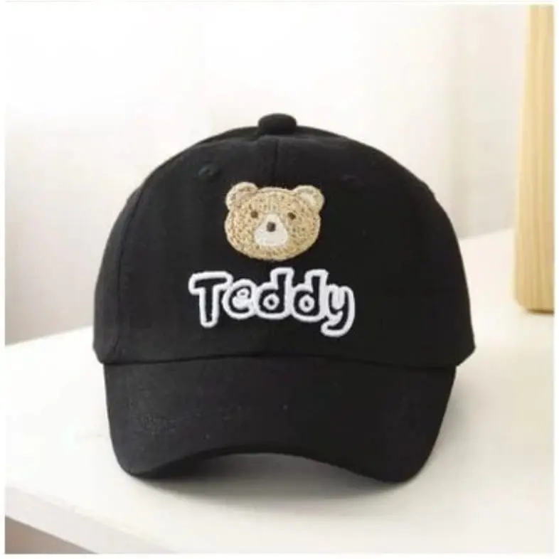 Topi Anak Karakter Teddy Bear Laki Laki Perempuan Motif Dino Pria Wanita Cowok Cewek Usia 2- 9 Tahun Trend Terbaru Fashion Tppi anak 2