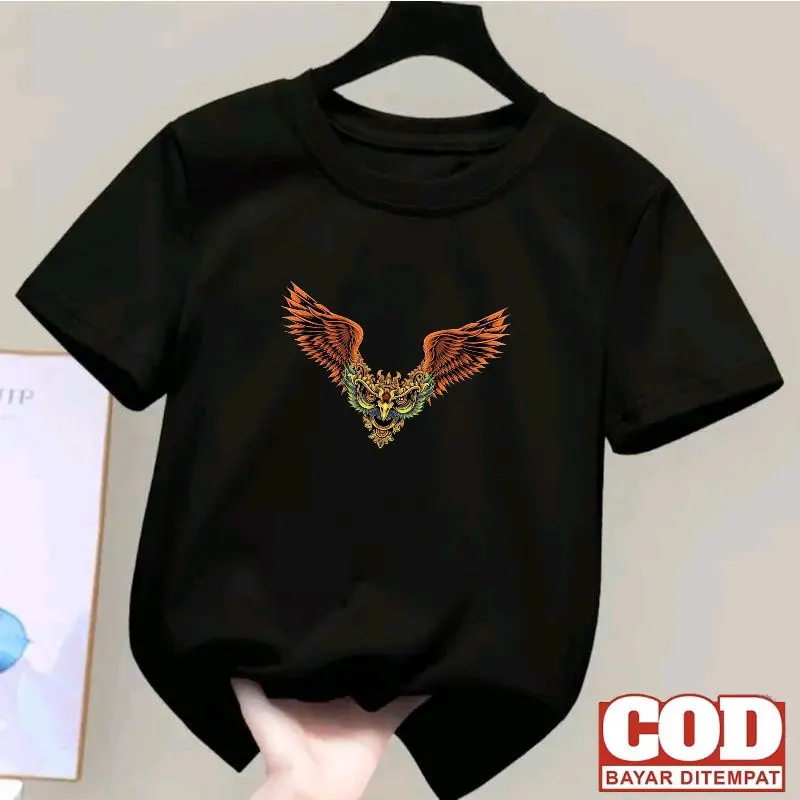Baju kaos anak cowok-cewek owl batik | kaos unisex owl batik | kaos murah 0
