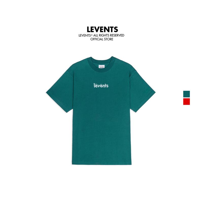  Áo Thun Levents Velvet Mini Popular Logo Tee 100% Cotton Unisex T-shirt Oversized 