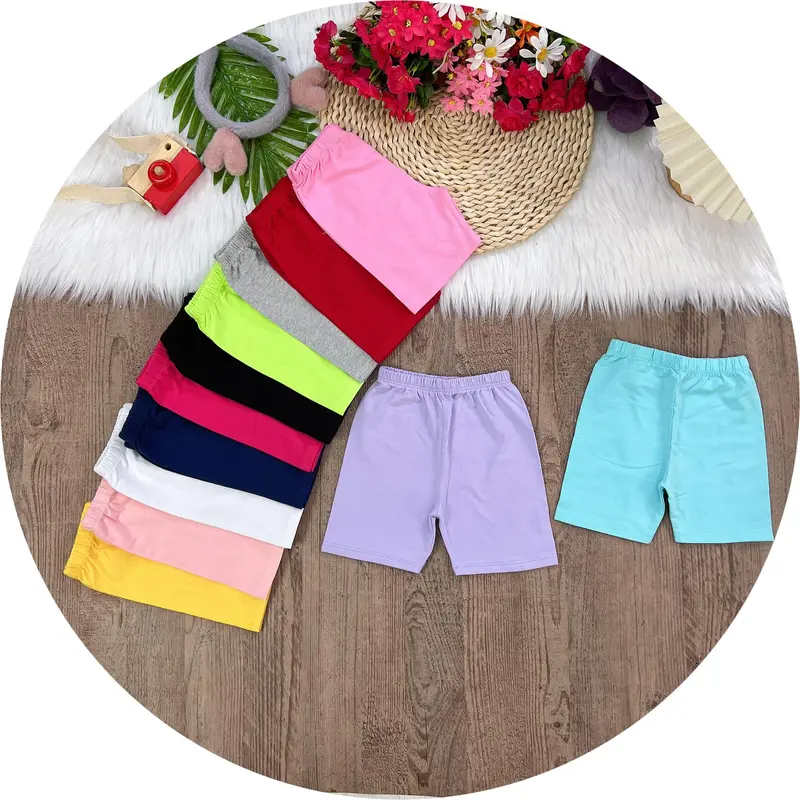 [VẢI XUẤT XỊN 9-55kg] QUẦN LEGGING ĐÙI QUẦN ĐÙI TRƠN THUN COTTON 4 CHIỀU CHO BÉ TRAI GÁI 7