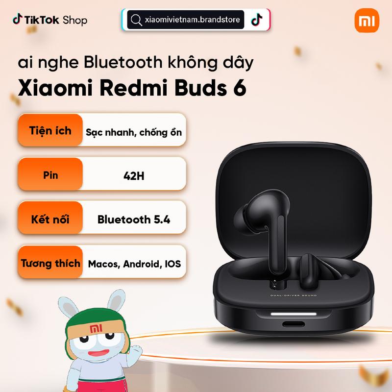 Tai nghe Bluetooth không dây Xiaomi Redmi Buds 6