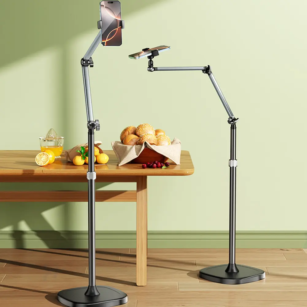 Adjustable Floor Stand Holder with 360° Rotation, Versatile Tripod for ...
