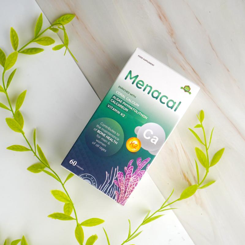 Hộp Canxi menacal D3K2 Không Nóng Không Táo cho mẹ bầu và mẹ sau sinh