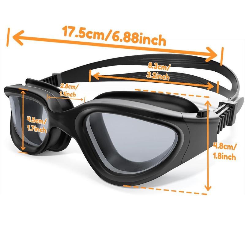 Product Introduction of Swimming Goggles with Nose Clip & Earplugs, Anti-fog Swimming Goggles, Swimming Accessories for Adults, Swimming Accessories for Women & Men 1