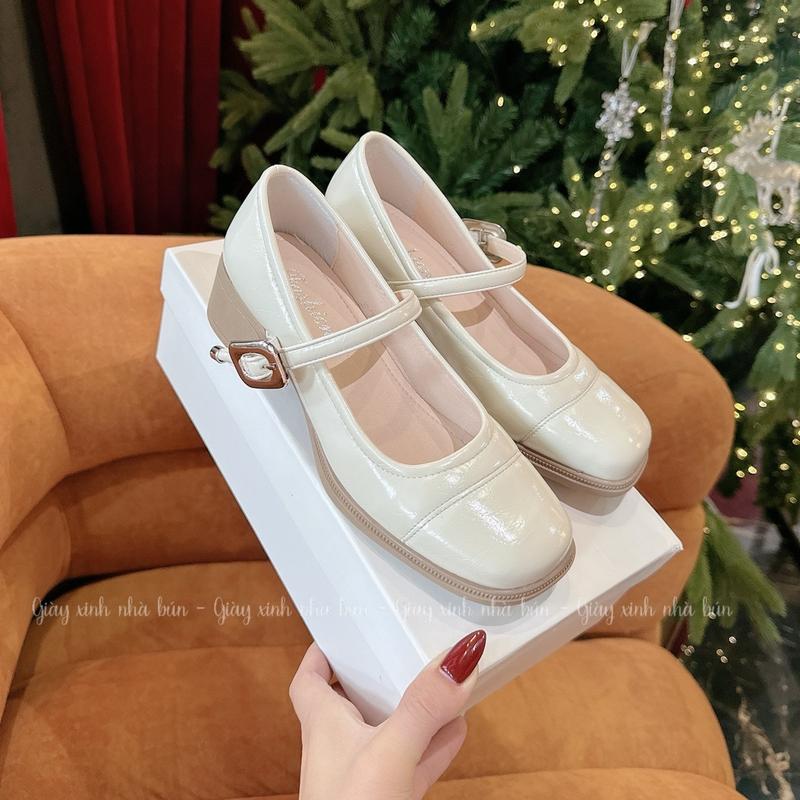  77 - giày búp bê khoá khuy 3p   chuẩn size   xịn xinh Shoes Nữ 