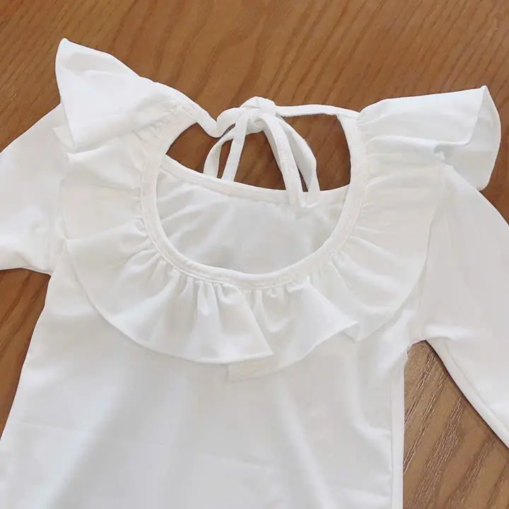[Nini kids]- TẶNG KÈM KÍNH Bodysuit bơi cho bé Gái kiểu dáng dài tay hình hoa tiết thỏđáng yêu cho bé Gái  (sét bơi thỏ+kính) 2