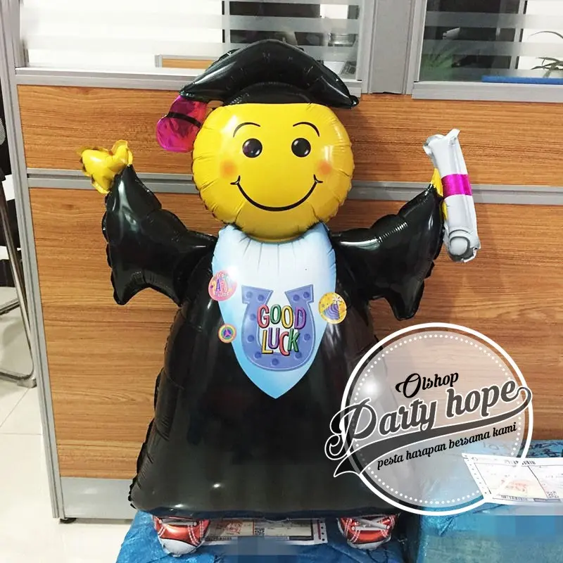 Balon foil wisuda jumbo / balon graduation / balon jumbo wisuda 0