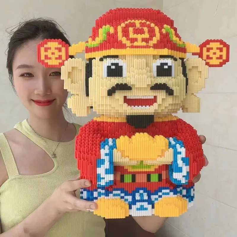 Khối Xây Dựng Lego, Thần Khổng Lồ Của Sự Giàu Có, Hàng Mới Về Năm 2024, Tương Thích Với Lego, Đồ Chơi Dành Cho Người Lớn, Lắp Ráp Khó, Thích Hợp Cho Lễ Hội, Đồ Trang Trí, 2024 7
