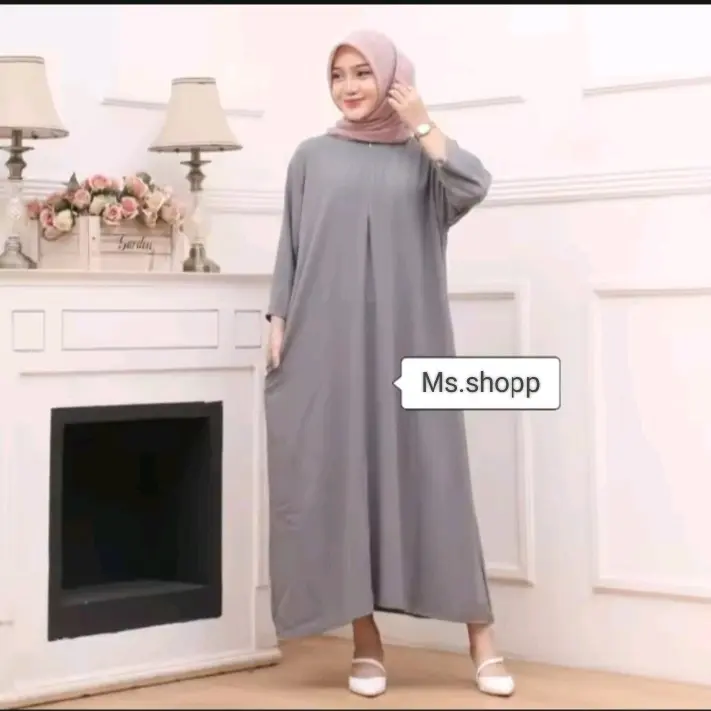 DASTER/DRES WANITA TANGAN 3/4/DASTER CRINGKEL AIR FLOW Kantong Airflow Panjang Crinkle 1