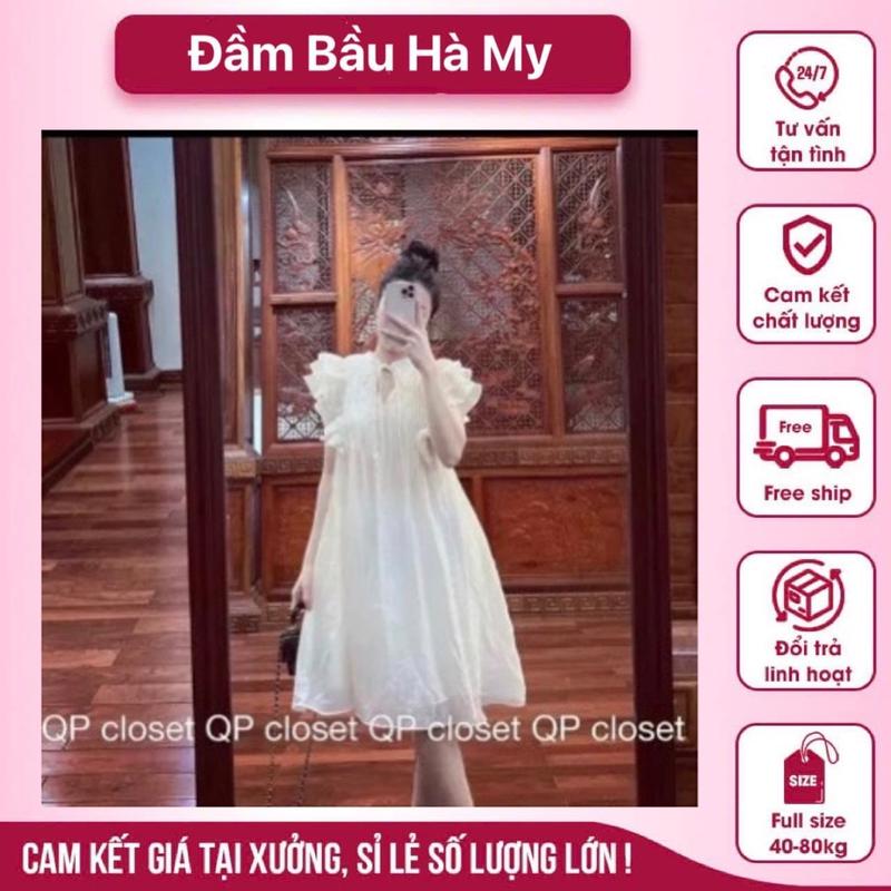 Váy bầu cánh tiên mùa hè V09 -Đầm Bầu Nữ Voi