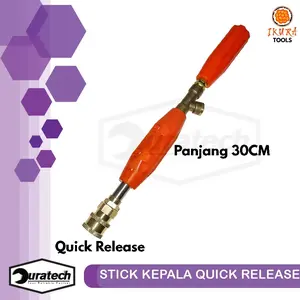 Stick Sanchin 30 Cm Kepala Quick Release Adaptor QRJ - Stick Steam Kepala Quick Release Semprotan Mesin Cuci Steam Cleaner Kompresor Power Sprayer Sanchin Stick Wash Steam Panjang 30cm - Stick Power Sprayer Sancin Ujung Kepala Model Sistem Colok