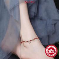 Gambar AGIAO Gelang Kaki Tali Merah Gesper Perdamaian Jade Hetian - Gelang Kaki, Dapat disesuaikan dari A.GIAO.ID Kab. Gresik 3 Tokopedia