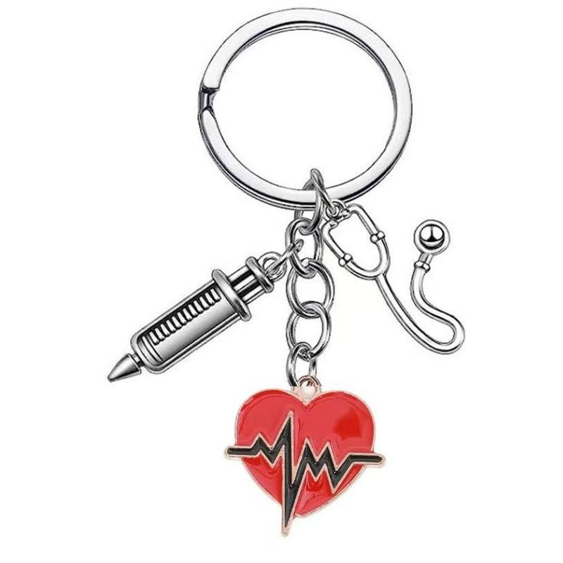 Special Edition Ecg Heartbeat Keychain Perfect For Nurse Appreciation ...