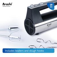 Gambar Arashi Hand Mixer AHM 1901/190Watt/2 pengocok/5 pilihan kecepatan/Turbo dari Arashi asia Kab. Tangerang 3 Tokopedia