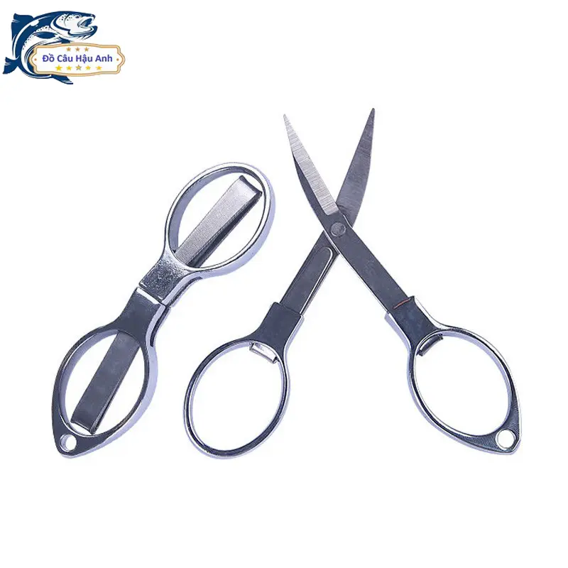 Kéo Cắt Dây Câu Cá Hình Số 8 Gấp Gọn Thiết Kế Thông Minh PK43 0