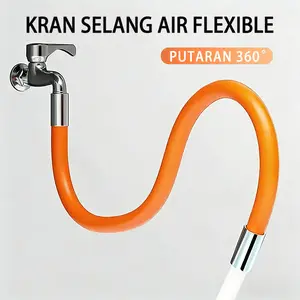 Sambungan Keran Air Fleksibel 360 Derajat - Universal 1/2 Inch Untuk Wastafel Dapur Dan Cuci Piring360°