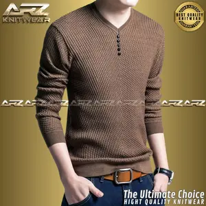 COODRONY SWEATER RAJUT PRIA PULLOVER SLIM FIT KNITWEAR