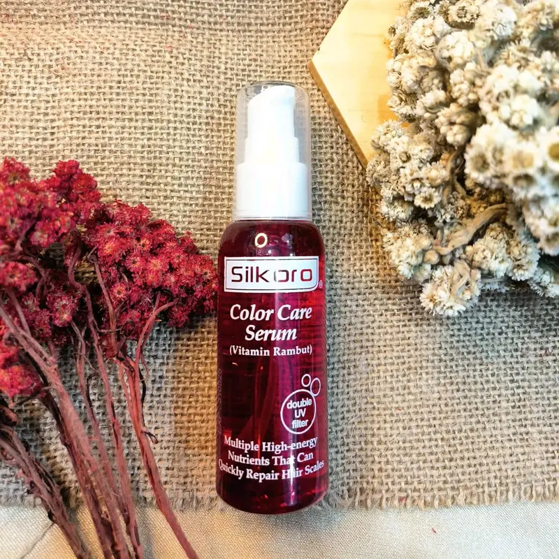 Silkoro Vitamin Rambut Color Care Serum 80ml 3