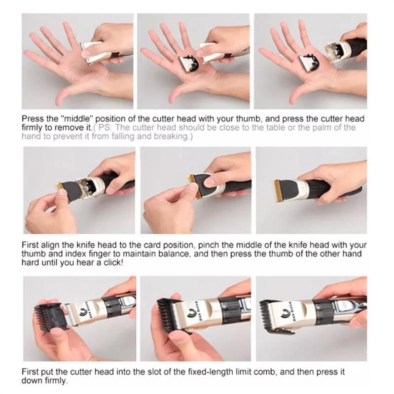 original Grooming Hair Clipper Shaver Pet Cat Dog Safe Pedicure Paw Fur Pet Hair Shaver Paw Fur 4